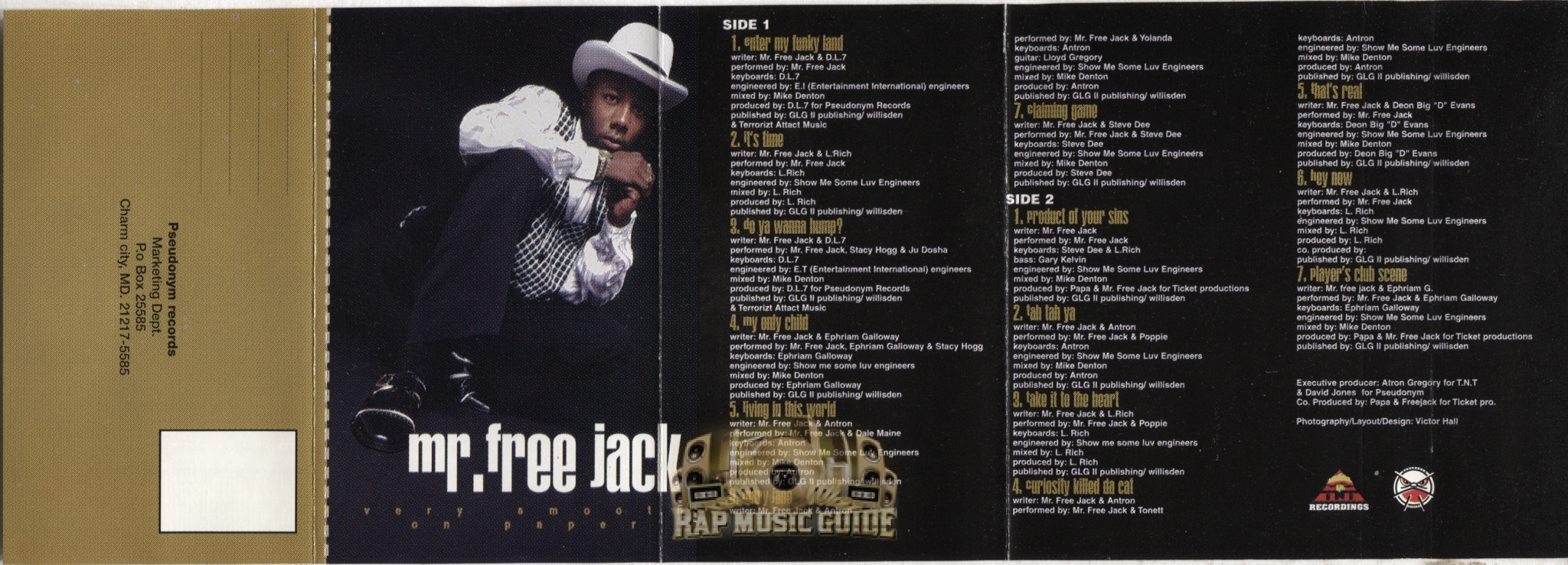 洋楽 mr free jack gansta rap og Mr. Free Jack ‎- V.S.O.P. Very Smooth On Paper (1997) [FULL